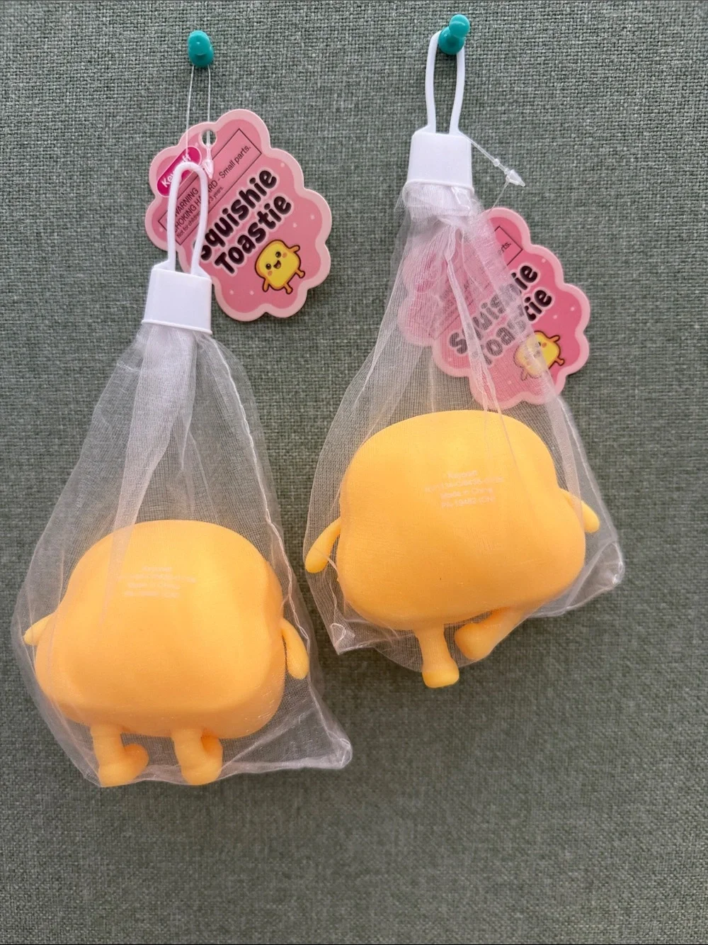 Squishy Toastie Set - Yellow & Cream (squishy’s)
